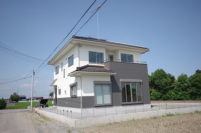 ３月の地震でもびくともしない住宅です。